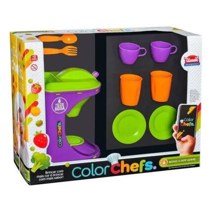 Kit Cafeteira Com Som e Luz Com App Game 418 Usual Brinquedos