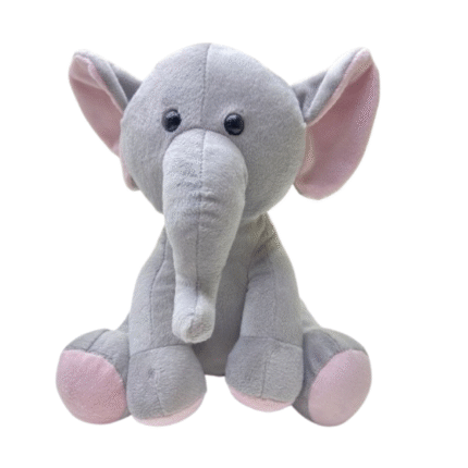 Pelúcia Elefante Rosa Coleção Filhotes Brumar