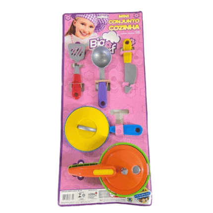 Mini Conjunto de Cozinha Infantil Bia Chef Poliplac