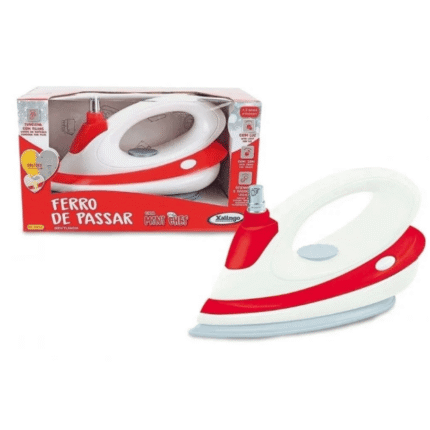 Ferro de Passar Infantil com Som e Luz Linha Mini Chef Xalingo