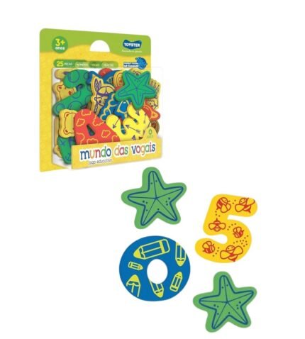 Brinquedo Educativo Mundo Das Vogais - Toyster