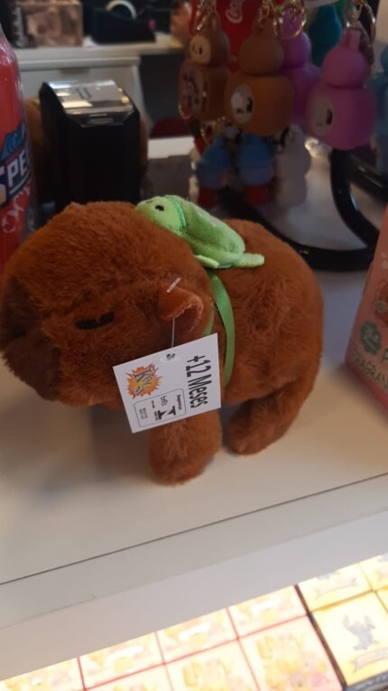 BRINQUEDO - CAPIVARA PELUCIA COM SOM E MOVIMENTO