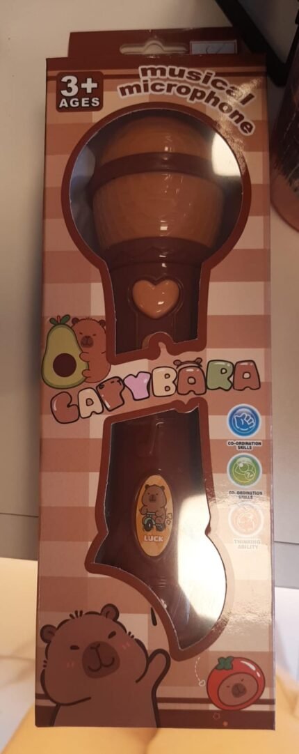 BRINQUEDO - MICROFONE MUSICAL CAPIVARA