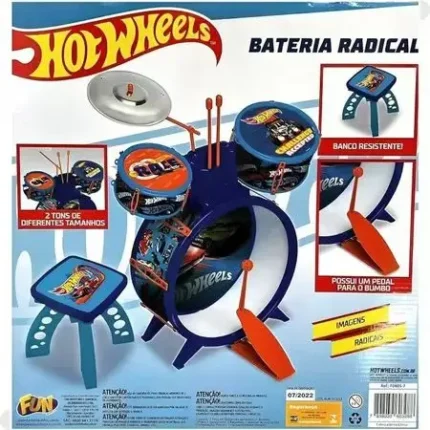 F0005-7 HOT WHEELS BATERIA INFANTIL RADICAL