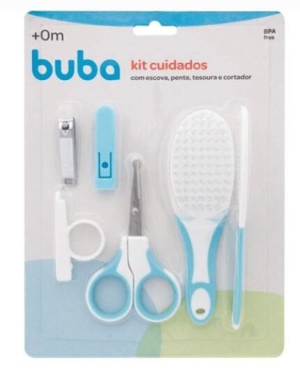 Kit Cuidados Para O Bebê Azul 5239 Buba