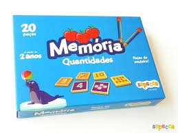 Jogo da Memória Quantidades 20 peças Sopecca