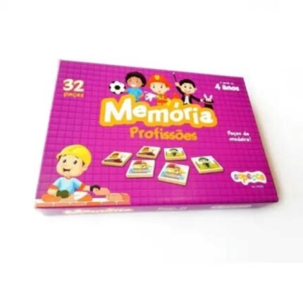 Jogo da Memória Profissões 32 Peças Sopecca