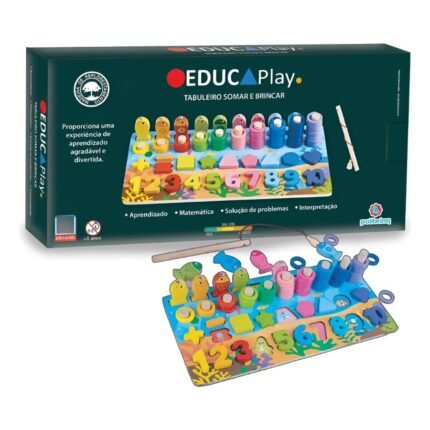BDM28 - BRINQUEDO EDUCATIVO DE MADEIRA - MATEMATICA - 7898706186820
