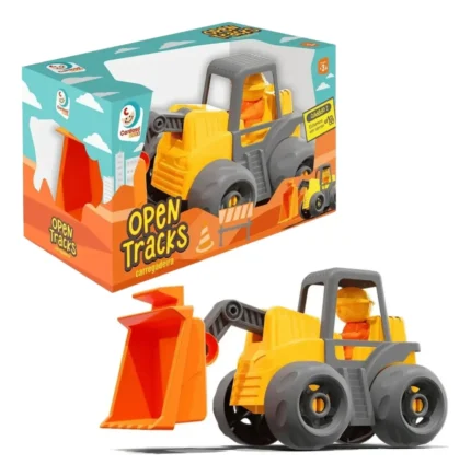 OPEN TRACKS TRATOR CARREGADEIRA COM BONECO