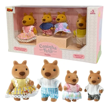 CASINHA FELIZ FAMILIA CAPIVARA