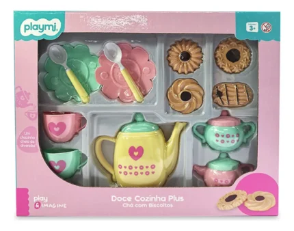 DOCE COZINHA CHA COM BISCOITOS