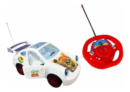 CARRO CONTROLE REMOTO 3 FUNCOES TOY STORY AUTO AVENTURA