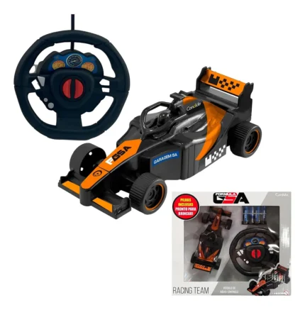 CARRO CONTROLE REMOTO 3 FUNCOES FORMULA GSA RACING TEAM