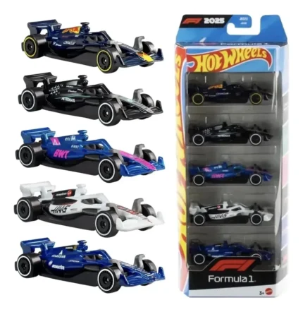 HOT WHEELS PACOTE COM 05 CARROS FORMULA 1 1:64 SORTIMENTO