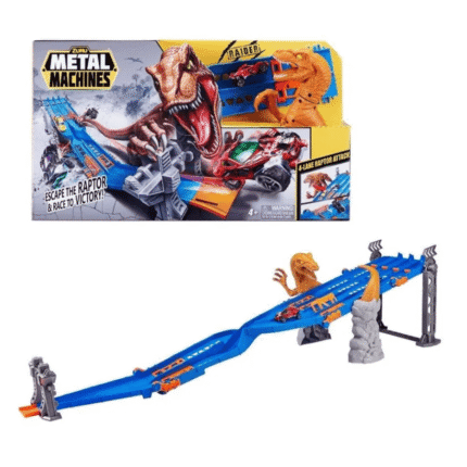 Pista de Corrida 4 Faixas Metal Machines com Armadilhas Candide